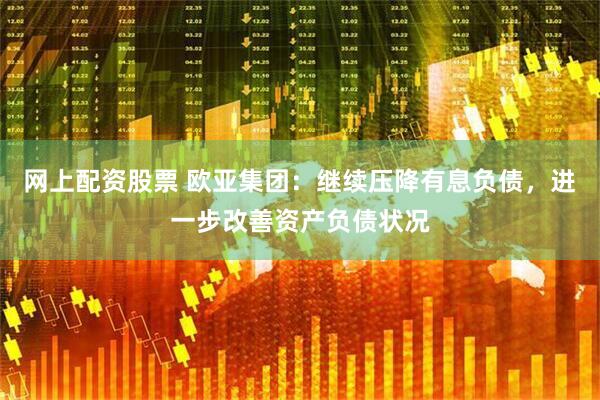 网上配资股票 欧亚集团：继续压降有息负债，进一步改善资产负债状况